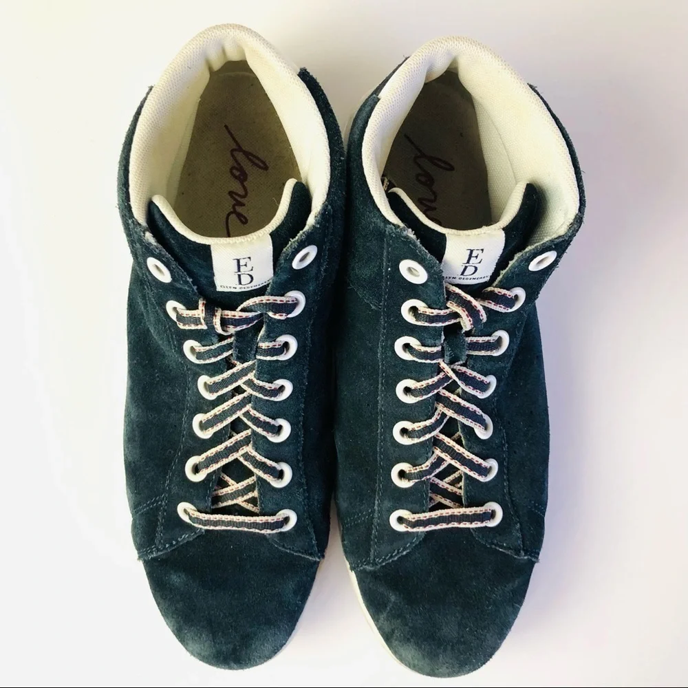 Ellen Degeneres Camarillo Suede High Top Sneaker